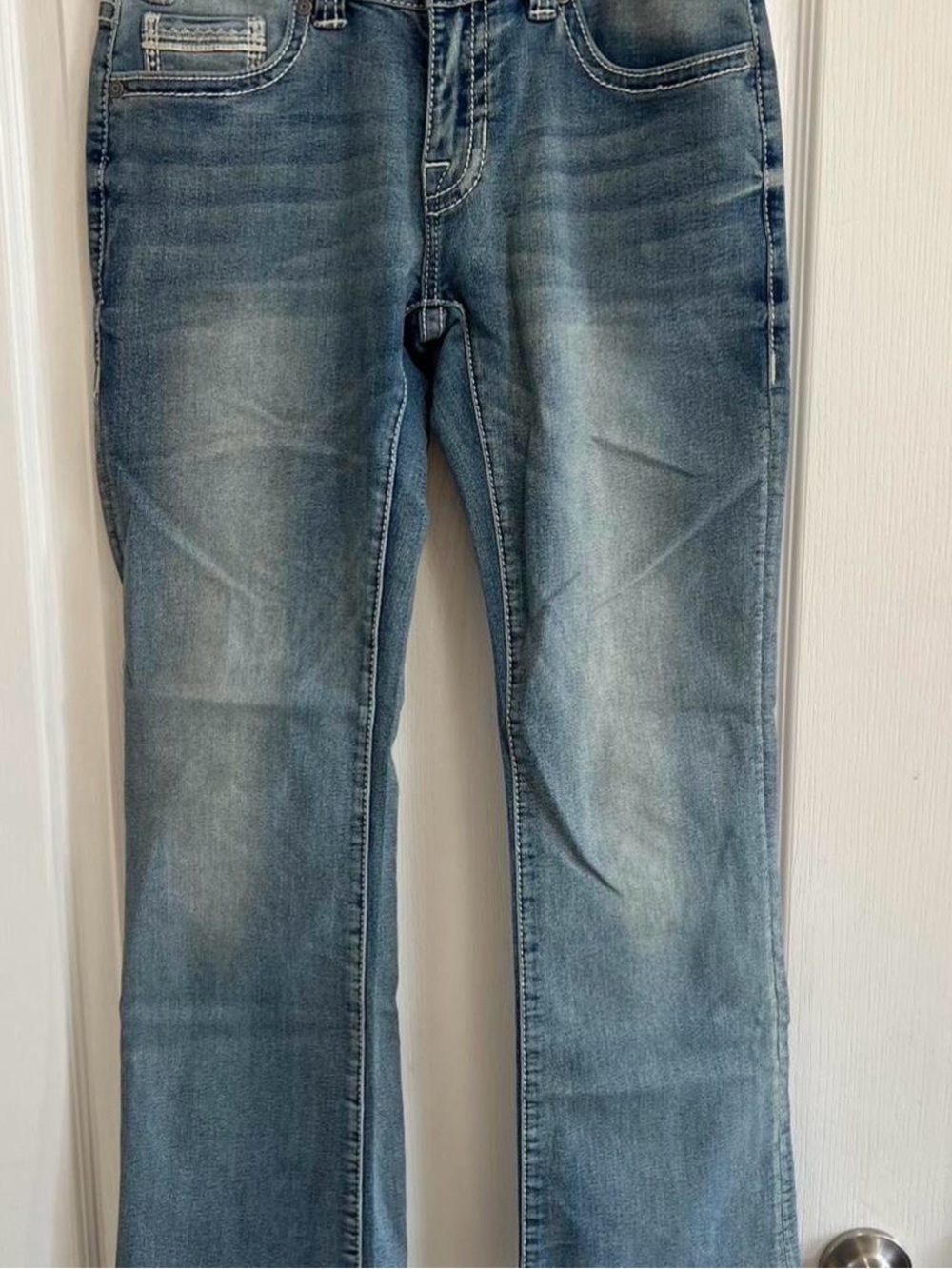 Rock & Roll Cowgirl Women's Light Blue Boot Cut Jeans